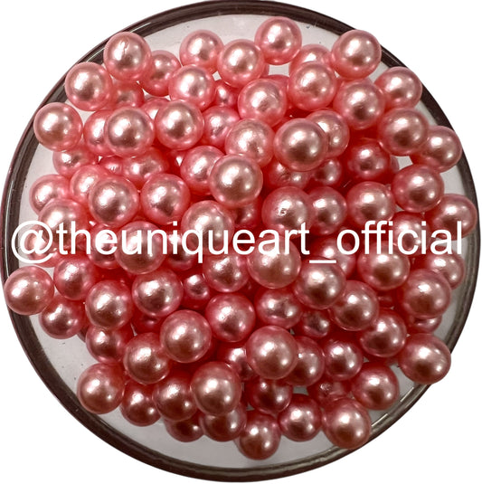Pink High Quality 6mm No Hole Beads