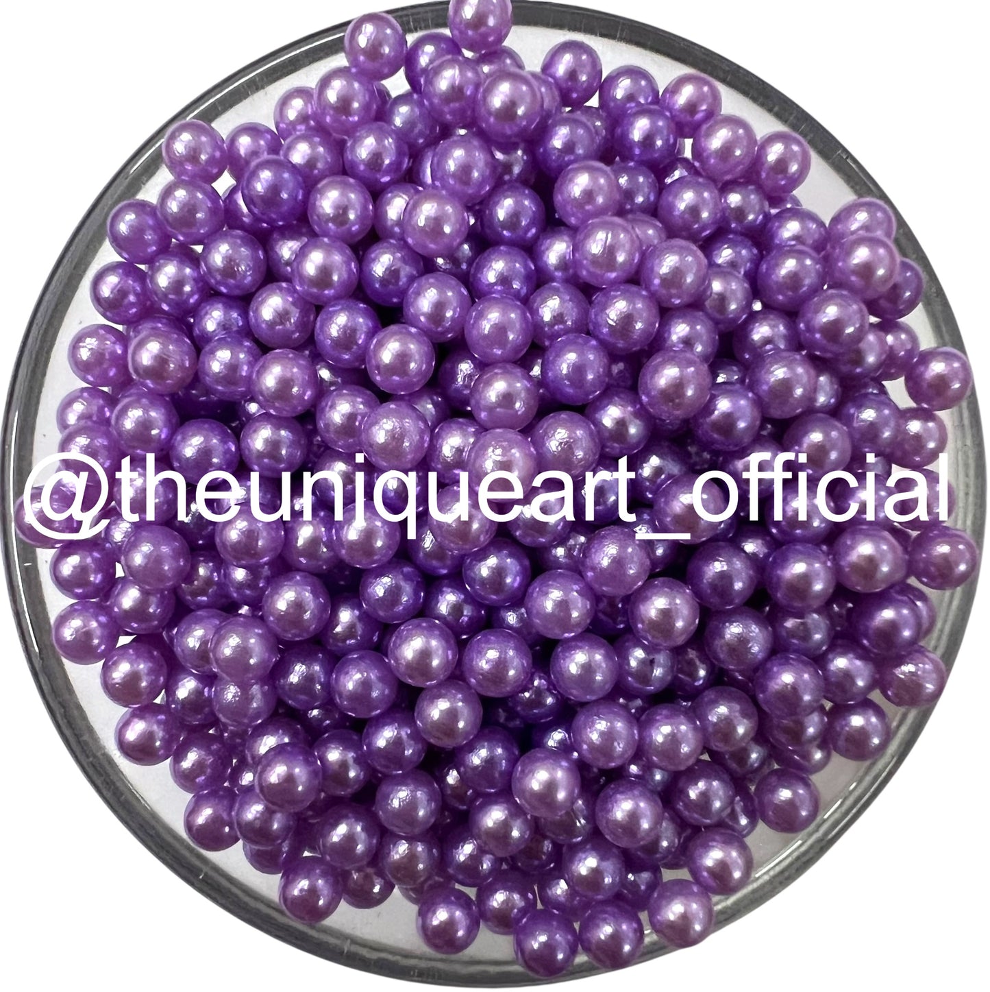 4mm Light Purple High Quality No Hole Beads