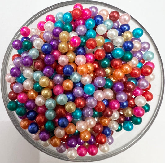 4mm Multicolour High Quality No Hole Beads