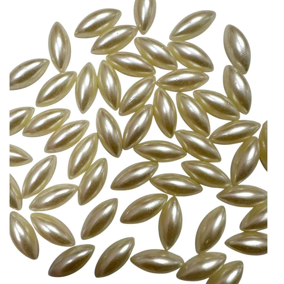 Eye Shape Half Cut Beads