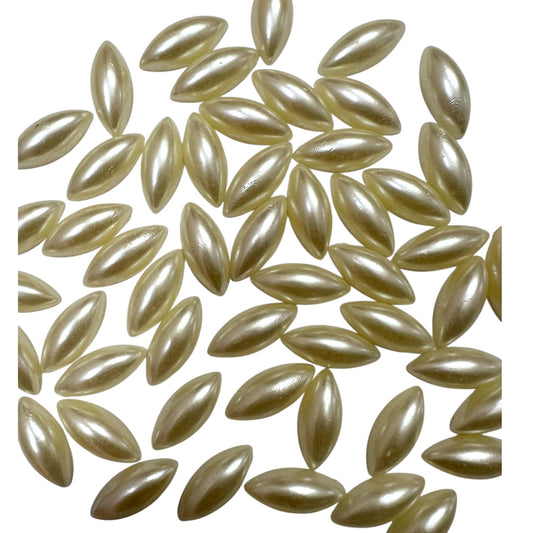 Eye Shape Half Cut Beads