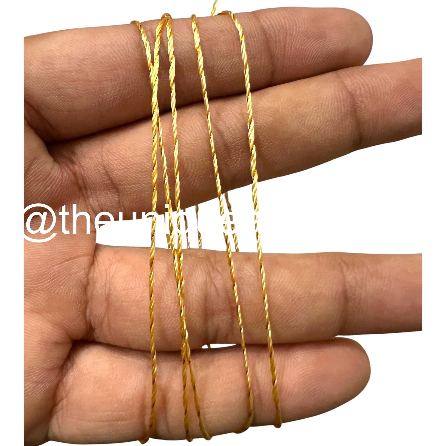 Cotton Zari Thread Cream