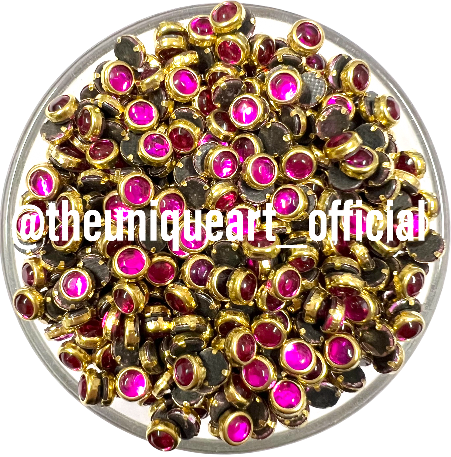 Dark Pink / Rani 4mm Glossy