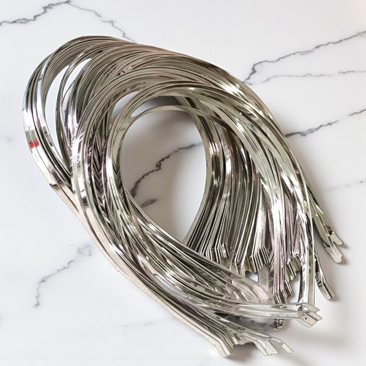 High Quality Silver Metal Hair Band