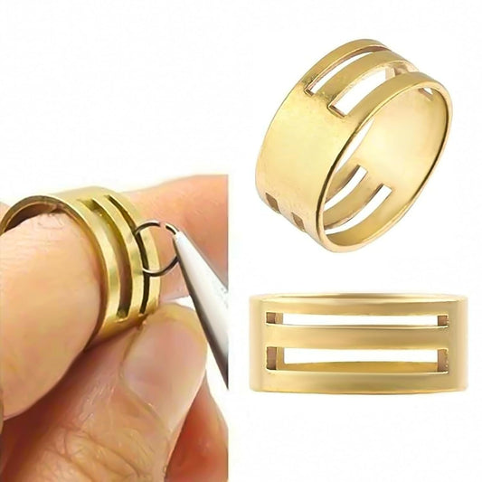 Jump Ring Opener Tool, 18mm x 9mm, Jewelry Making Finger Protector