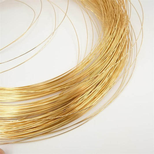 Golden Gauge Wire For Jewellery Making - 1 Meter