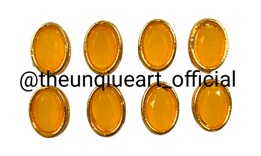 Oval Golden Yellow