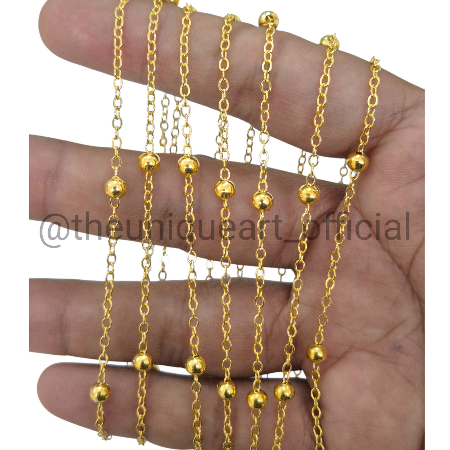 Normal Dot Ball Gold Chain D1