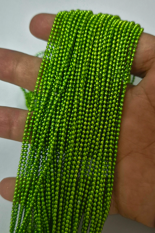 1.5mm Light Green Ball Chain