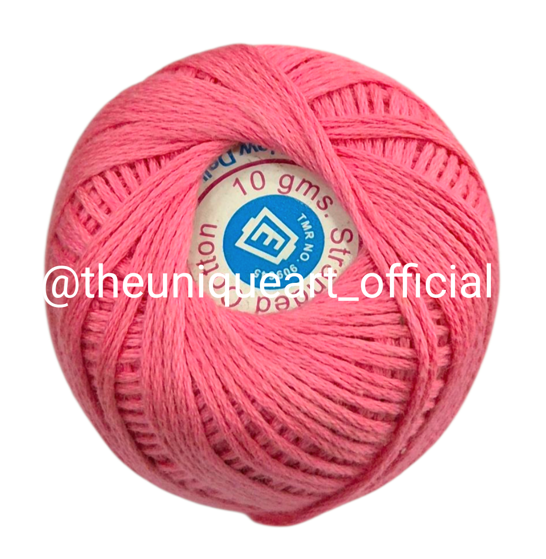 Stranded Cotton Thread Carrot Pink