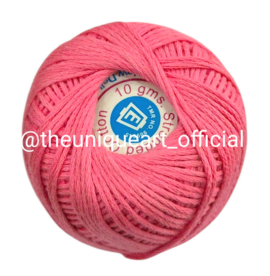 Stranded Cotton Thread Carrot Pink
