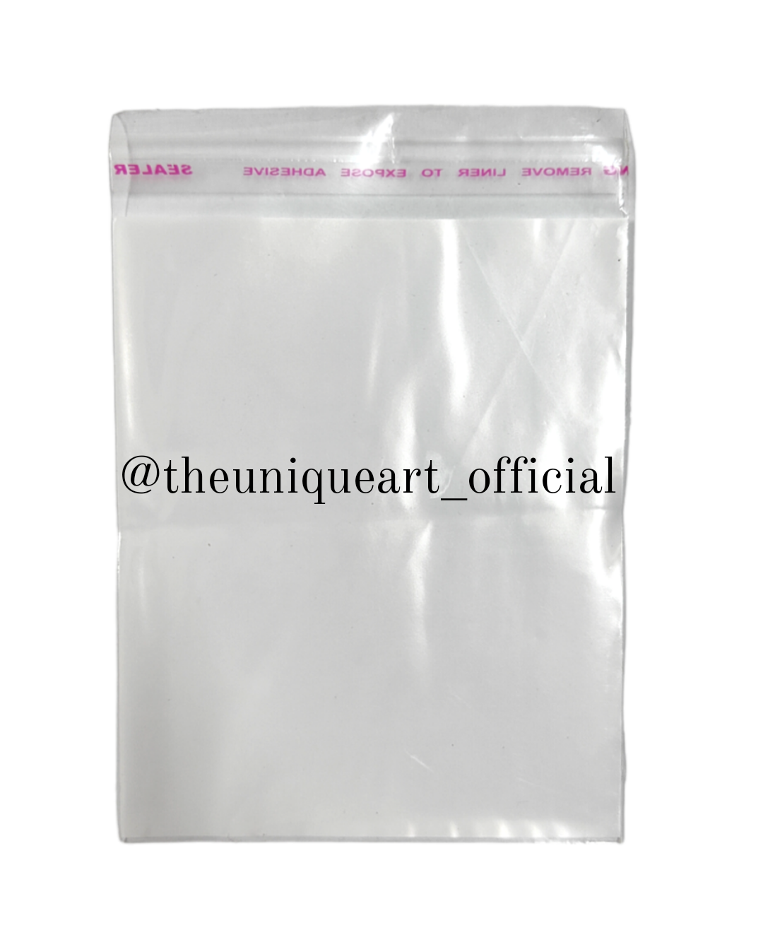 4*5 Inches White Background Plastic Bag