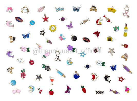 Multi Colour Charms 200Pcs