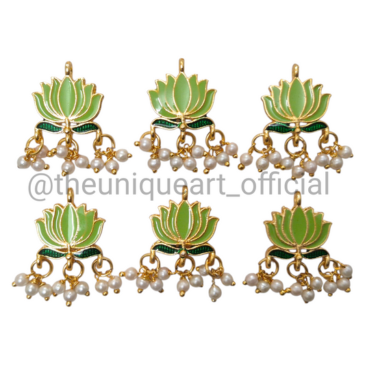 Light Green Meena Lotus with Loreal