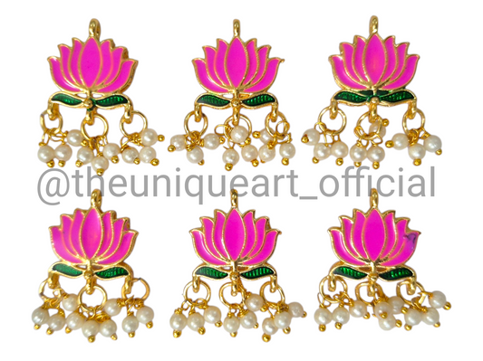 Pink Meena Lotus with Loreal