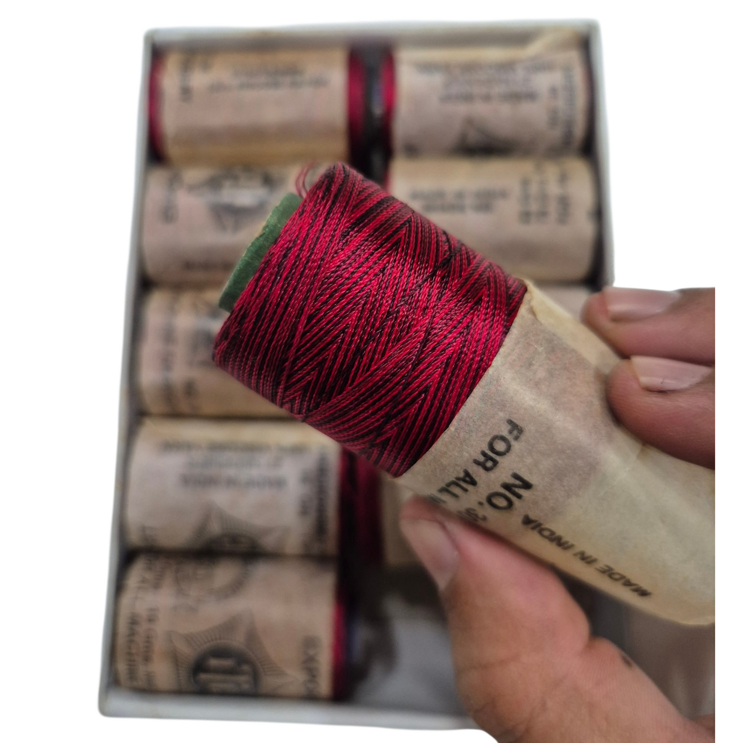 Dual Shade Maroon Silk Thread (569)