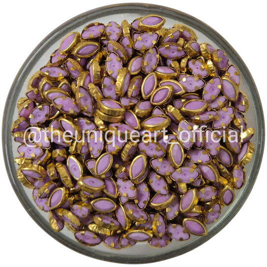 Pastel Lilac Eye 3x6mm