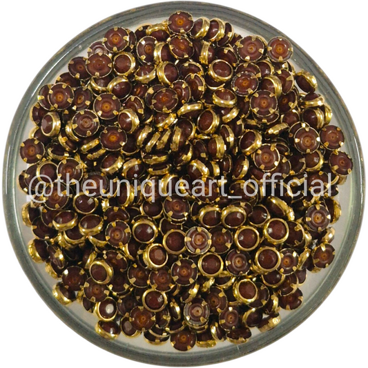 SP Brown 4mm Round