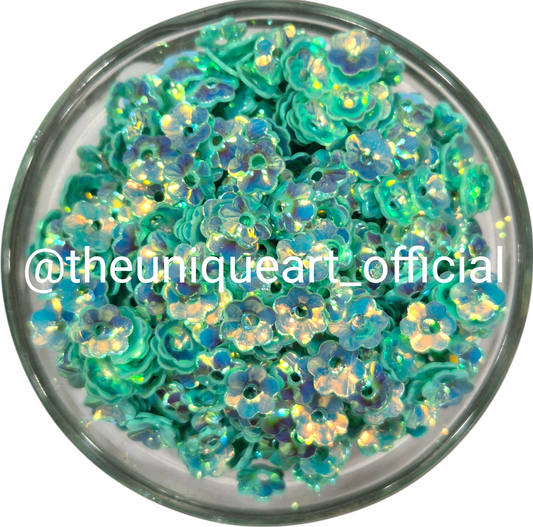 7mm Sea Green Sequence