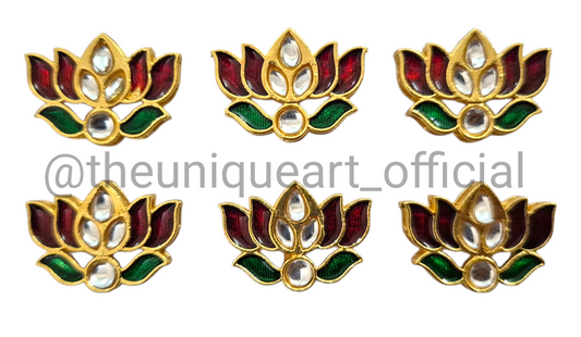 Lotus marquise Red & Green