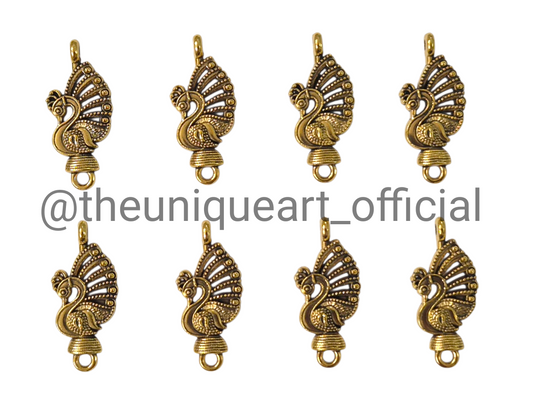 Peacock D7 Gold Charm