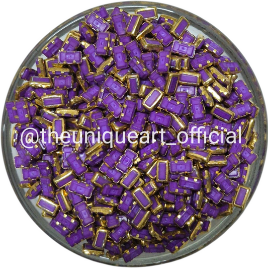 SP Purple 2.5x5 Small Rectangle