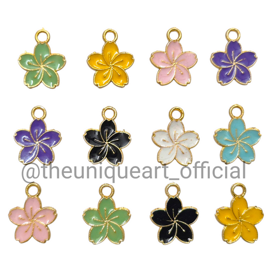 New Flower Charm (5pcs)