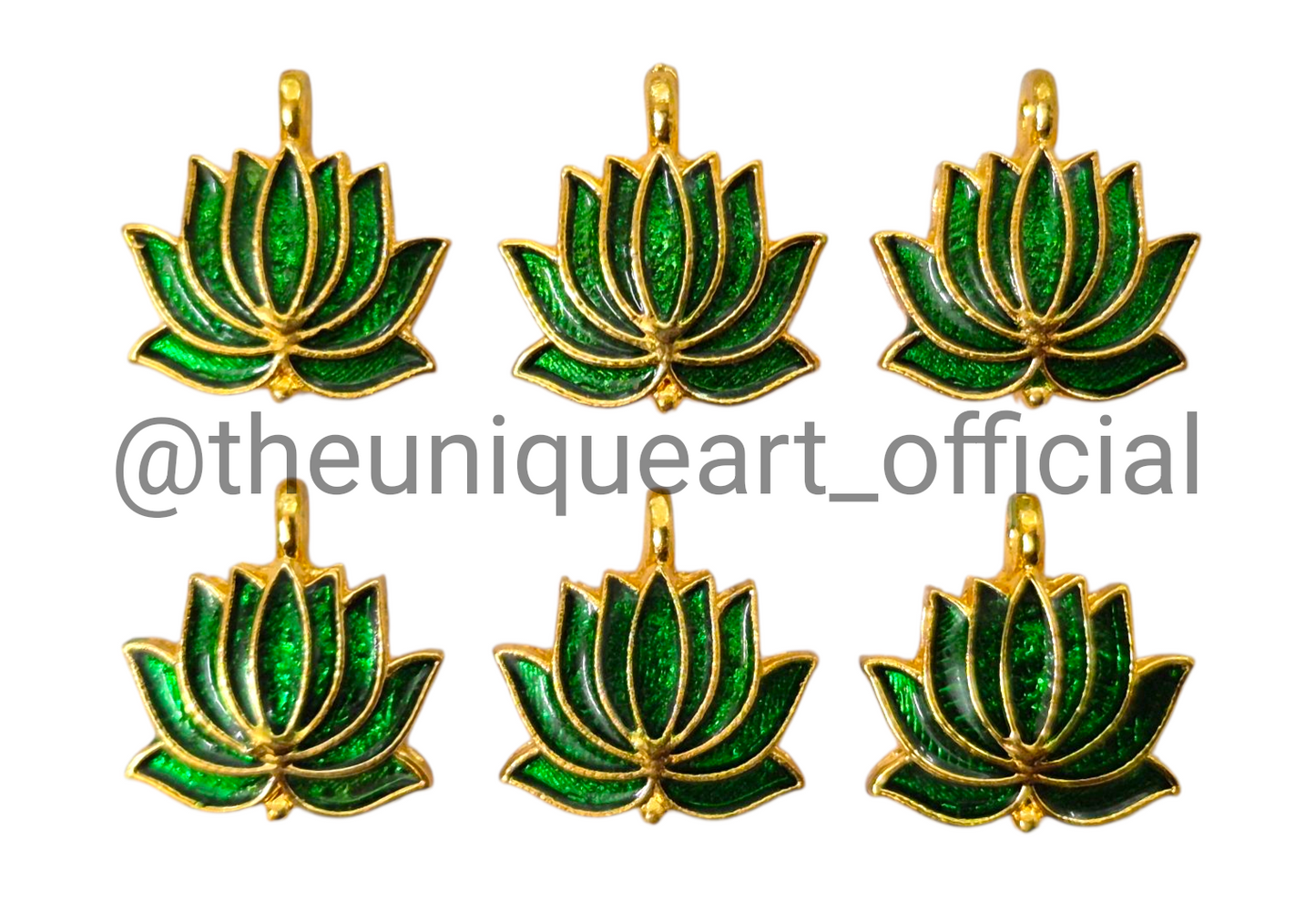 Single Loop Meena Lotus Full Green