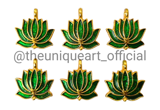 Single Loop Meena Lotus Full Green