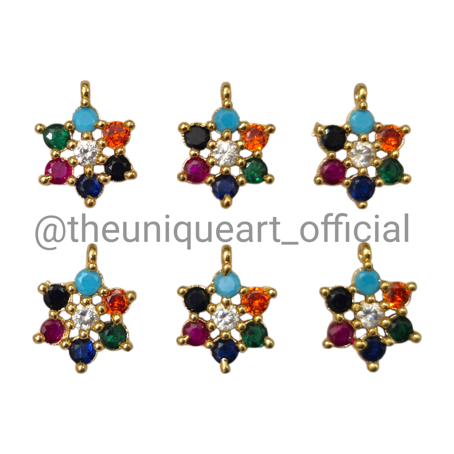 Single Loop StarMulti Colour High Quality AD Stone