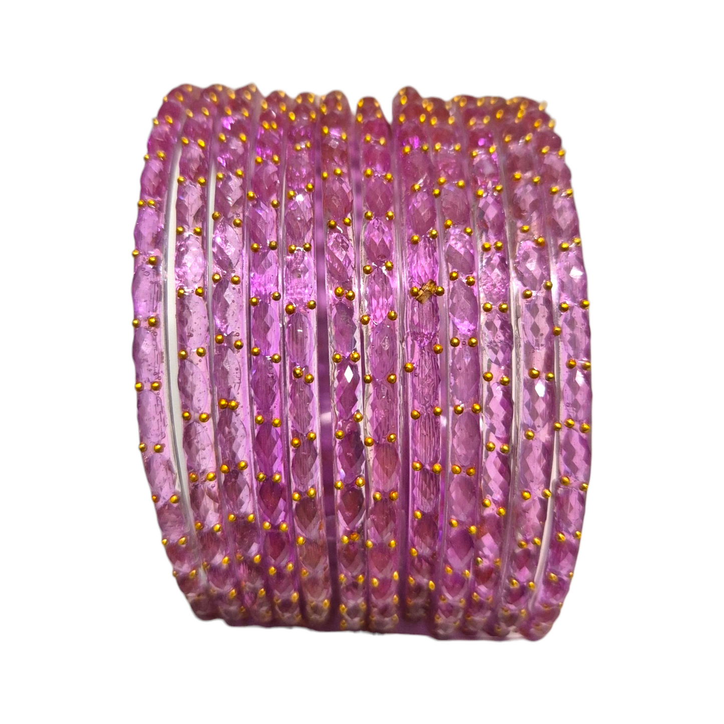 Light Purple Raindrop Bangles (Purple)