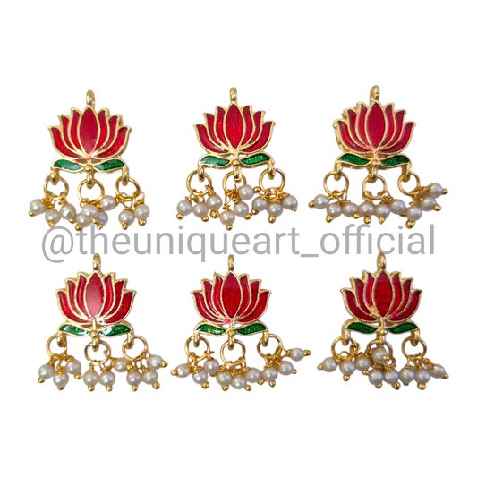 Red Meena Lotus with Loreal