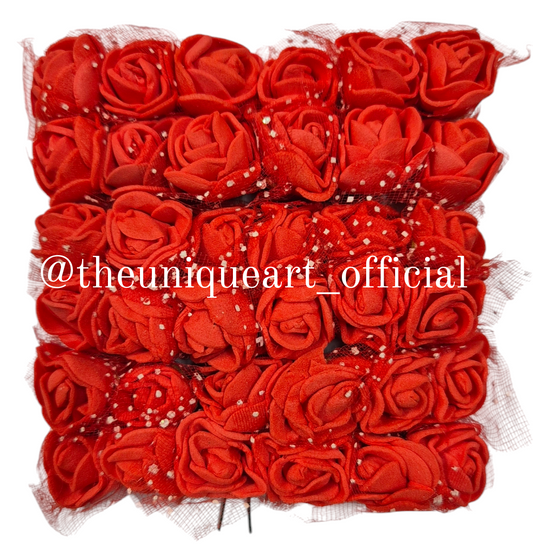 Foam Flower Red (12pcs)