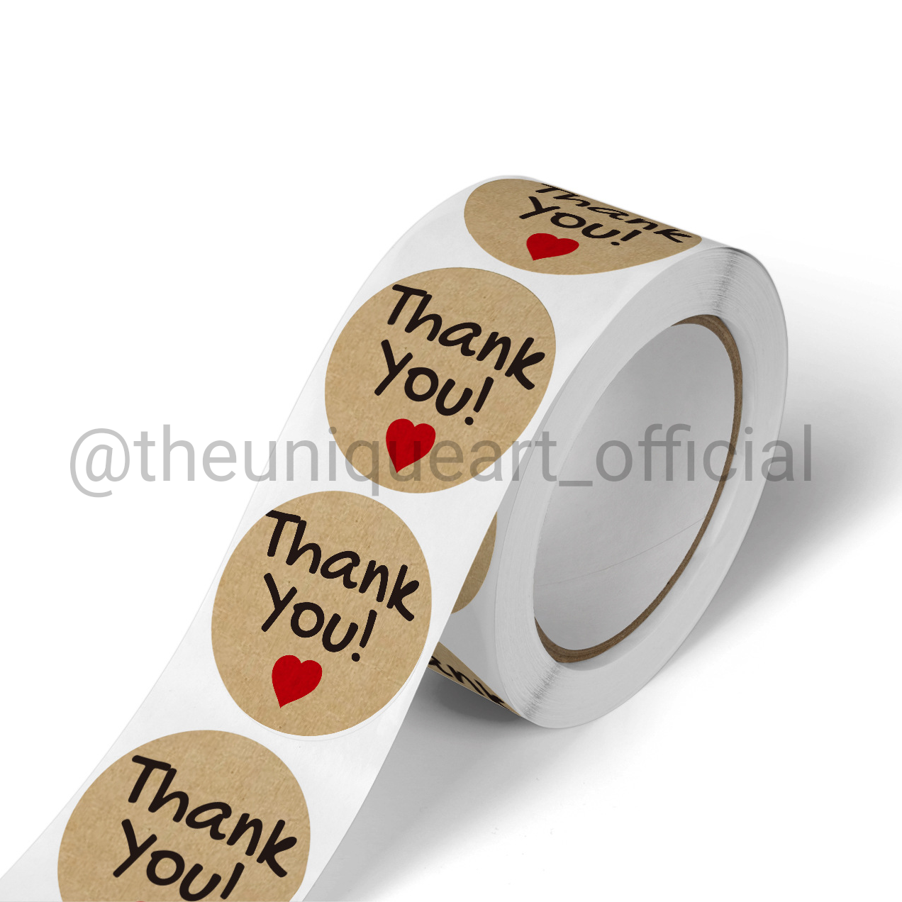 Thank You Stickers 500pcs Roll (D1)
