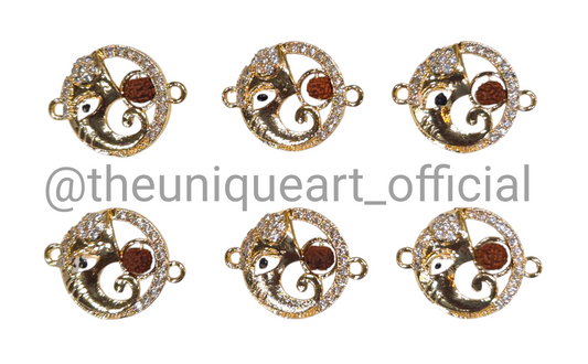Round Ganesha AD Charms