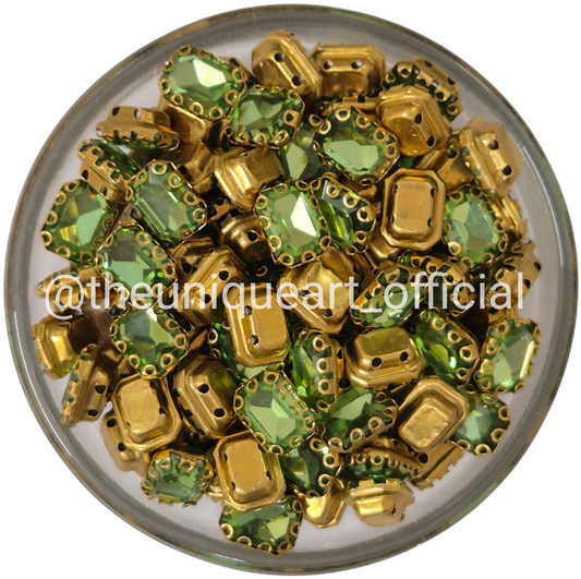 Pista Green 6x8 Rectangle