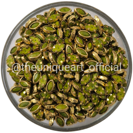 SP Olive Green Eye 3x6mm
