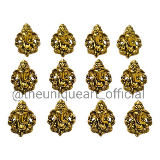 New Ganeshji  Gold Metal Charm