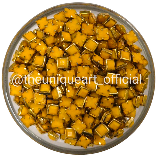 SP Bright Turmeric Yellow 4x4mm