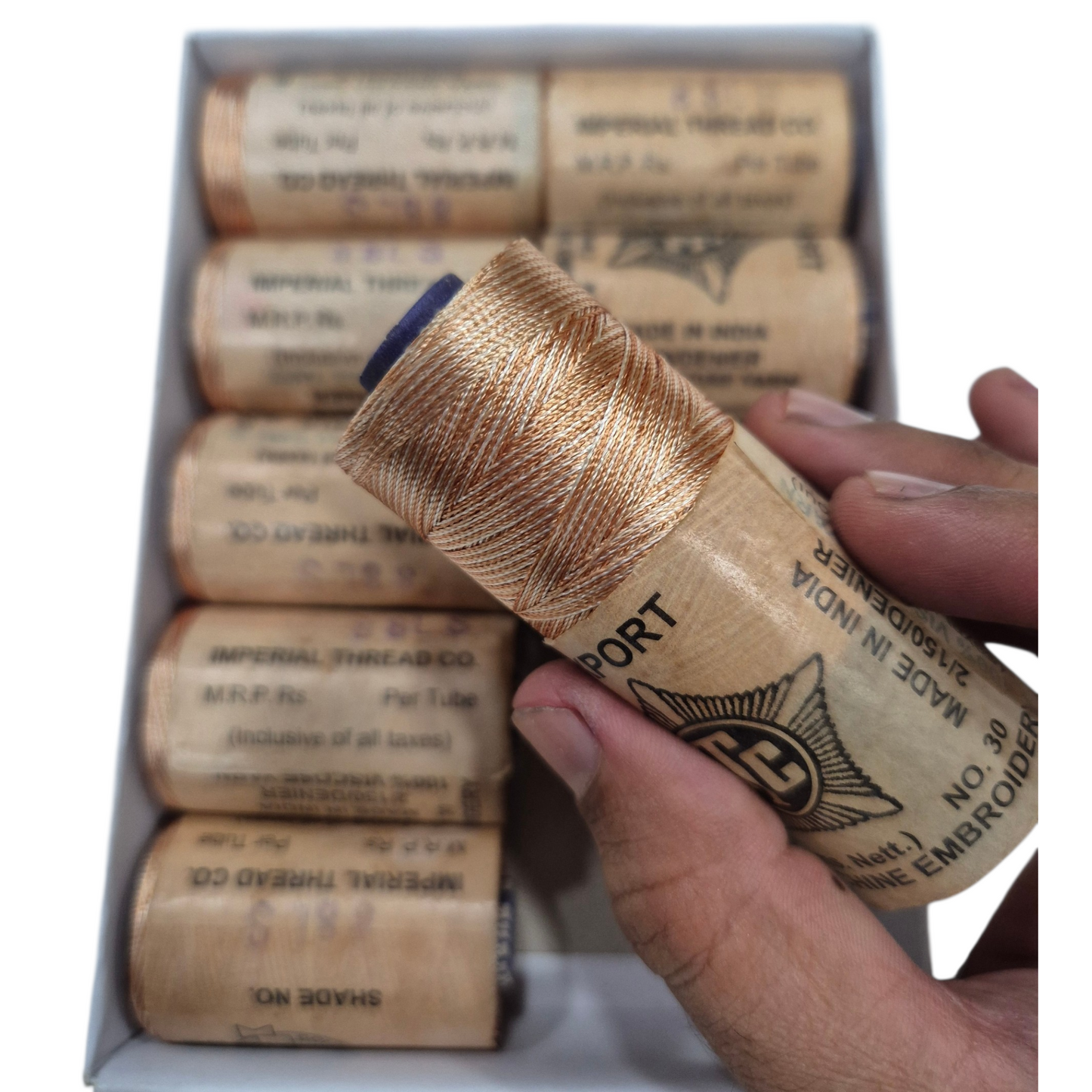Dual Shade Beige Silk Thread (88LS)