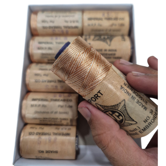 Dual Shade Beige Silk Thread (88LS)