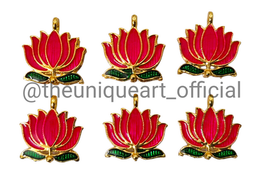 Single Loop Meena Lotus Green & Rani