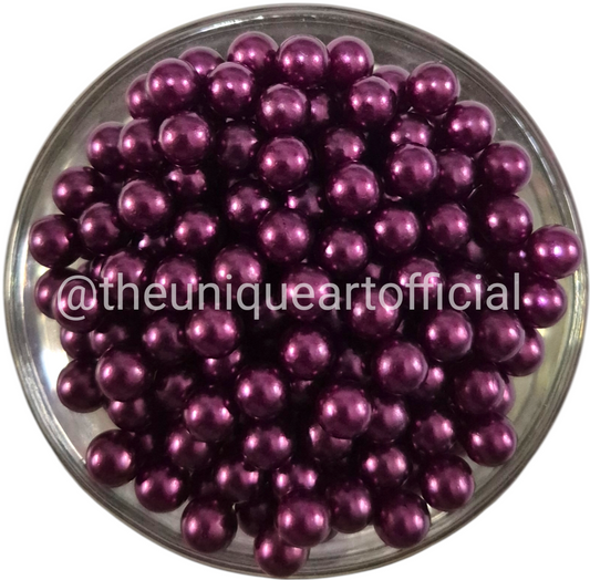 Wine High Quality 6mm No Hole Beads