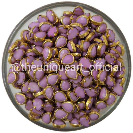 Lilac Purple Drop 4x6mm
