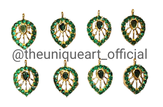 Drop Green T/P Zircon High Quality AD Stone