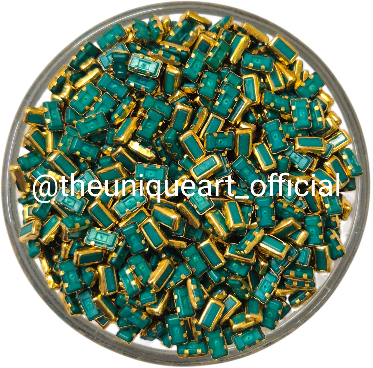 SP Teal Green 2.5x5 Small Rectangle