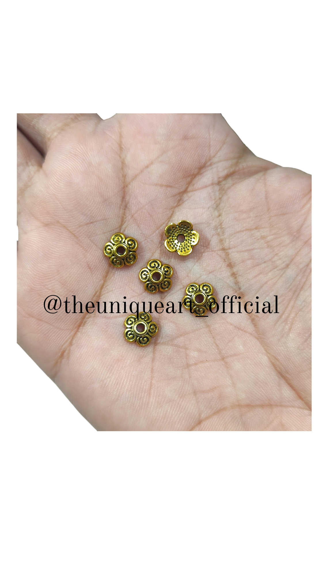 Metal Bead Cap D1