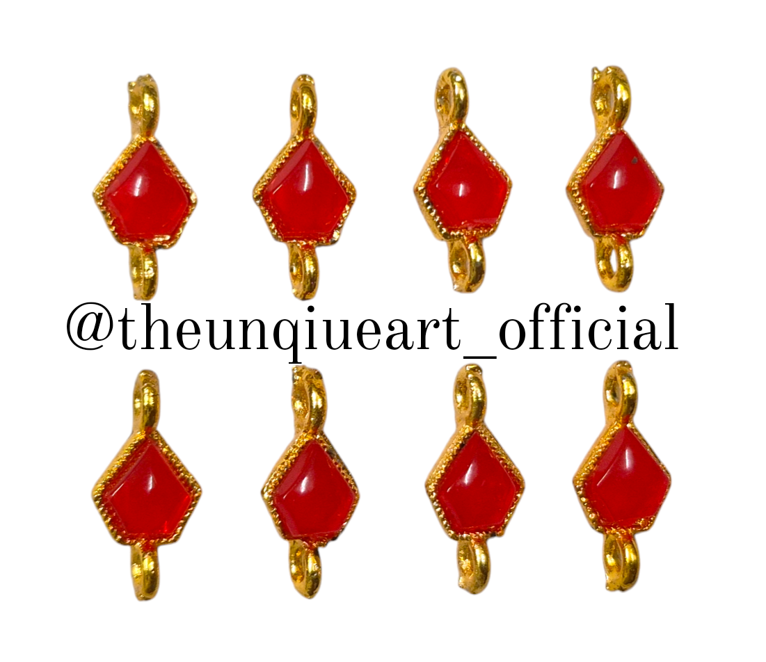 Two Loop Diamond Opal Red