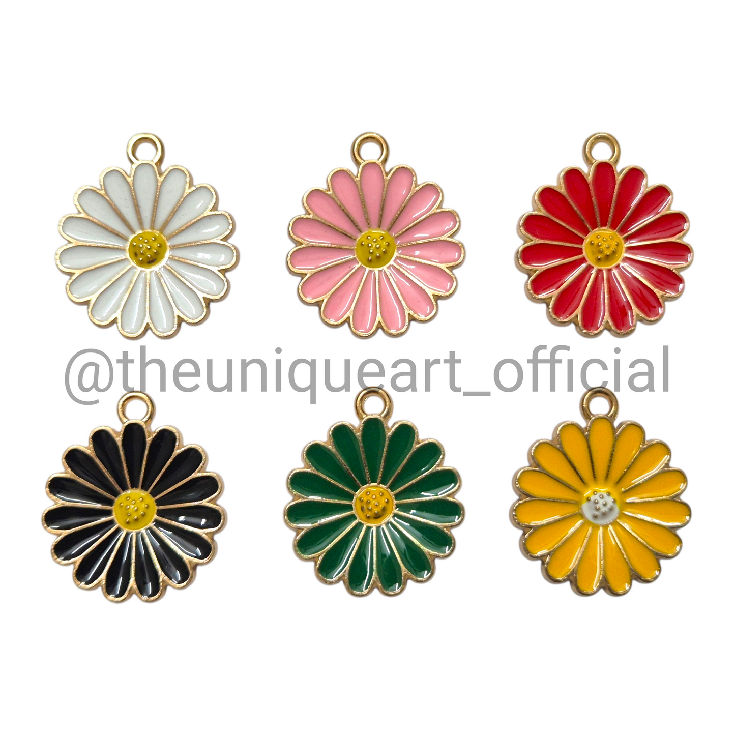Big Flower Charm (5pcs)