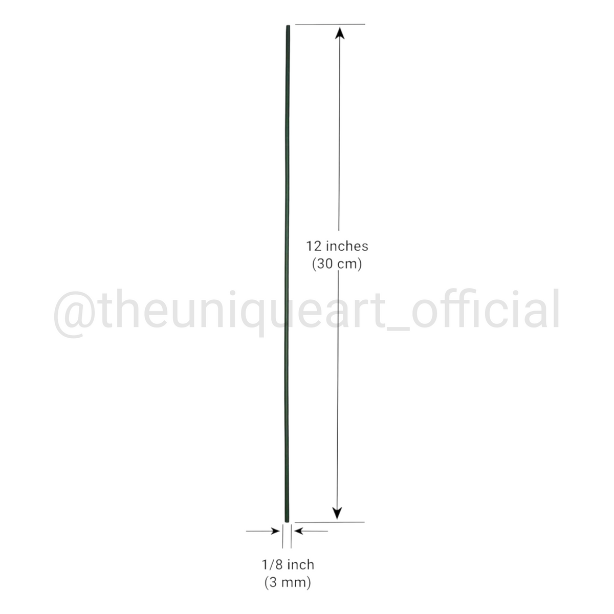 Green Floral Stem Wire